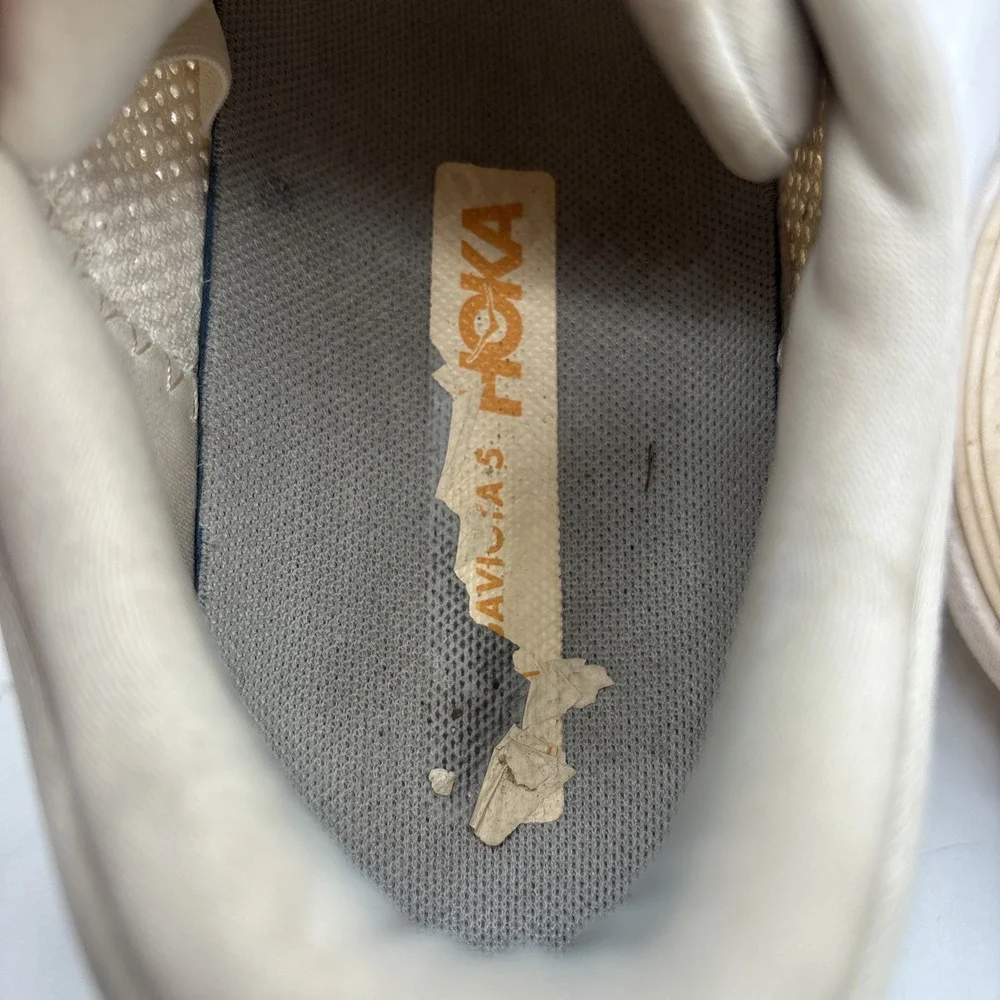 Hoka‎ Gaviota 5 Sneakers Women's Size 7.5 B 1134235 VLG Beige Running Shoes
